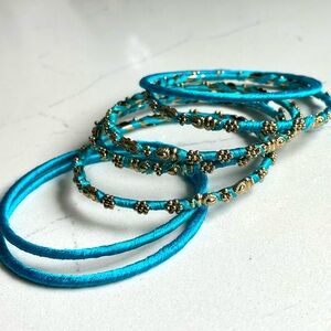 Amrita Singh 7 Bangles.Gently Worn. Boutique Buy. Fits up to 7 inch wrist.